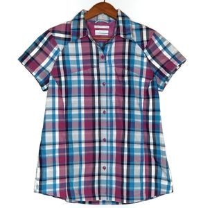 Columbia | Silver Ridge Omni-Shade Short Sleeve Plaid Button-Up Medium